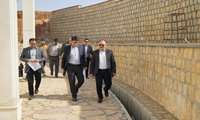 بازدید دکتر هاشمی از پروژه مرکز بهداشتی، درمانی و فرهنگی باباامان